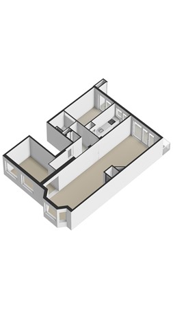 Floor plan - Geulstraat 7A3, 1078 KW Amsterdam 